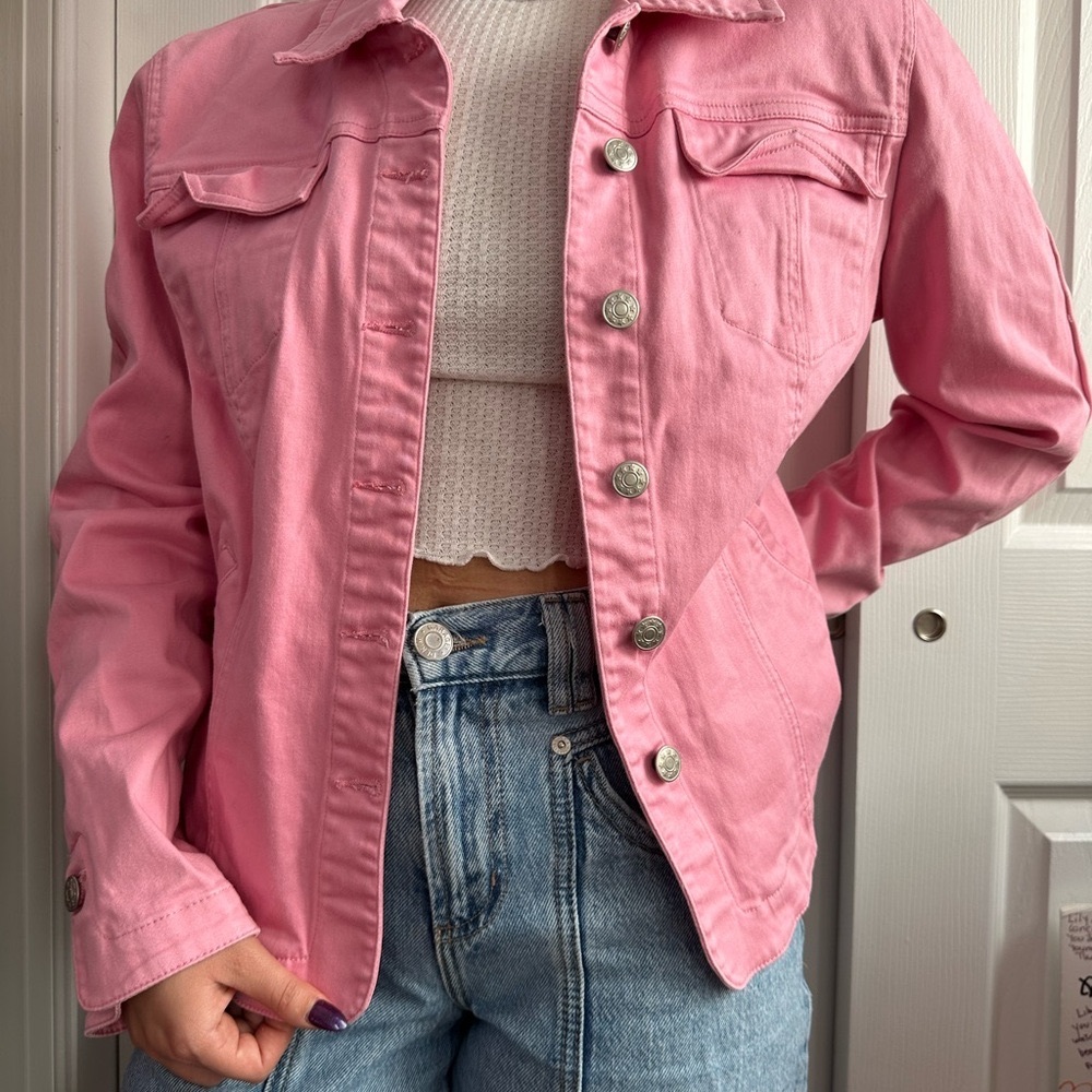 A.M.I. Paris Pink Denim Jacket
